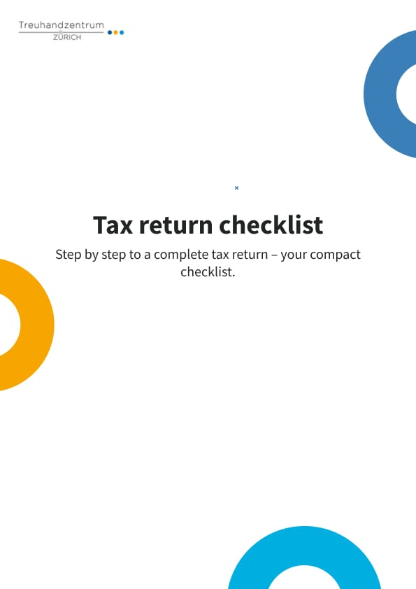 Deckblatt Tax Return Checklist